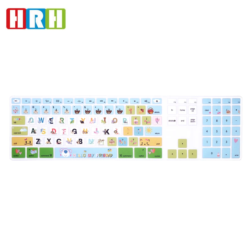 BSCI Factory Printing Stylish Keyboard Cover for Macbook G6 Model Silicone Protector Laptop Accessories Cover Keyboard