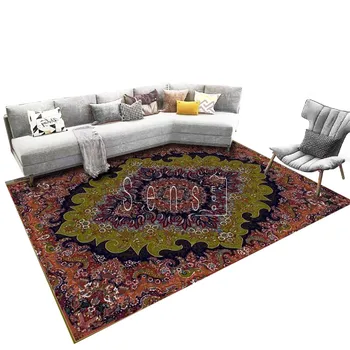 Machine Washable Wholesale High Quality Area Rug For Living Room /Custom Design Crystal Velvet Digital Printed Carpet