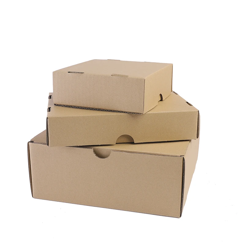 Forests Custom Printing Cardboard Kraft Paper Boxes Food Grade Material Bulk Sale Empanada Snacks Paper Packaging Box