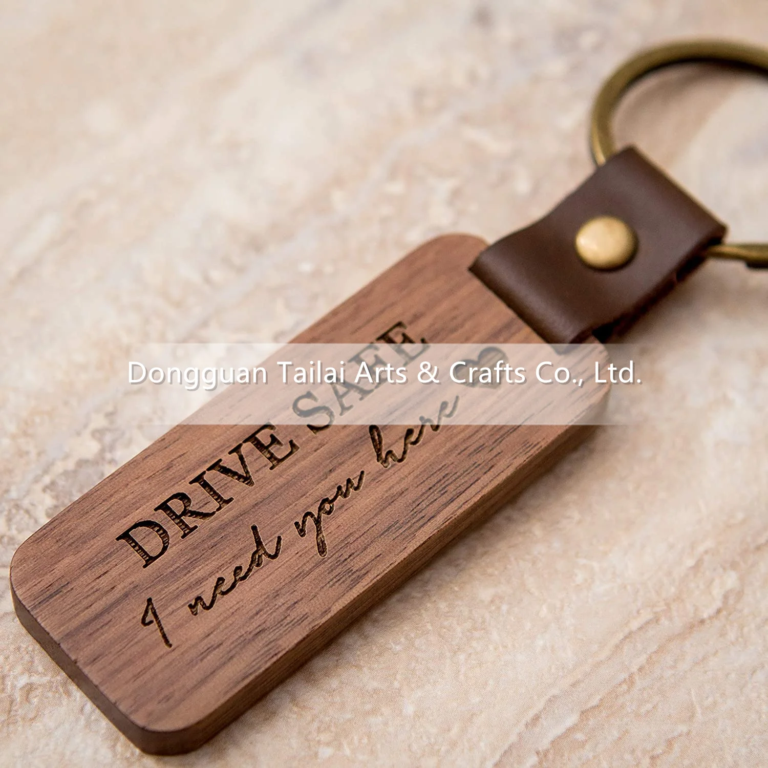 tailai wood keychain for diy crafts