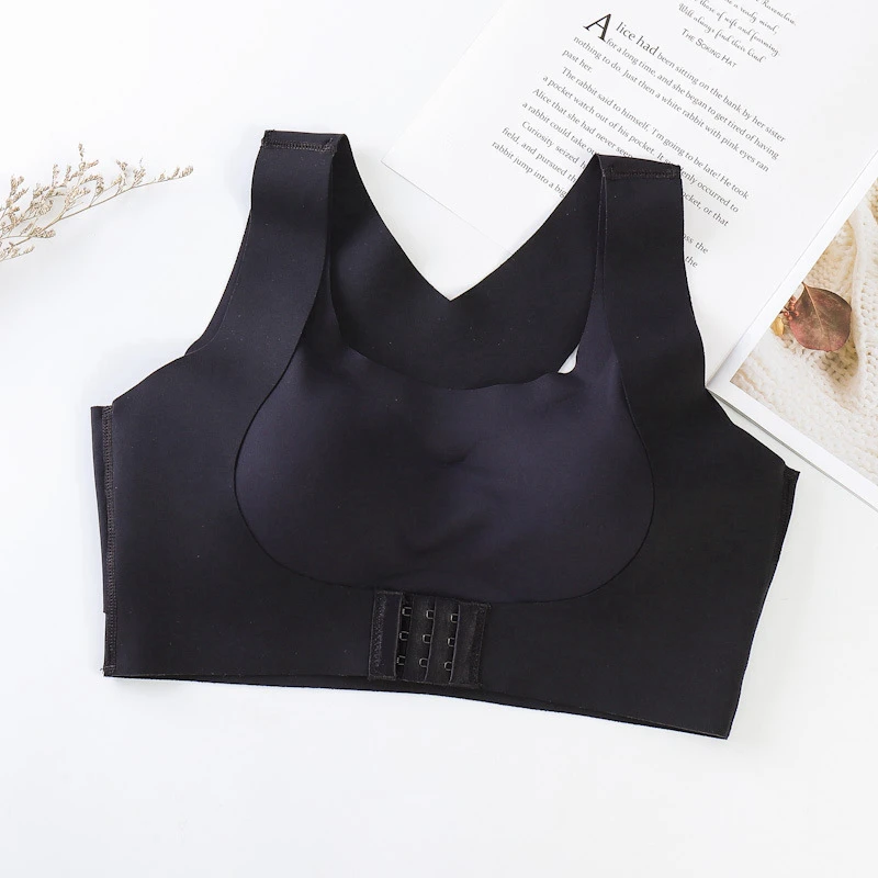 Bra For Women Posture Corrector Seamless Push Up Shockproof Sports