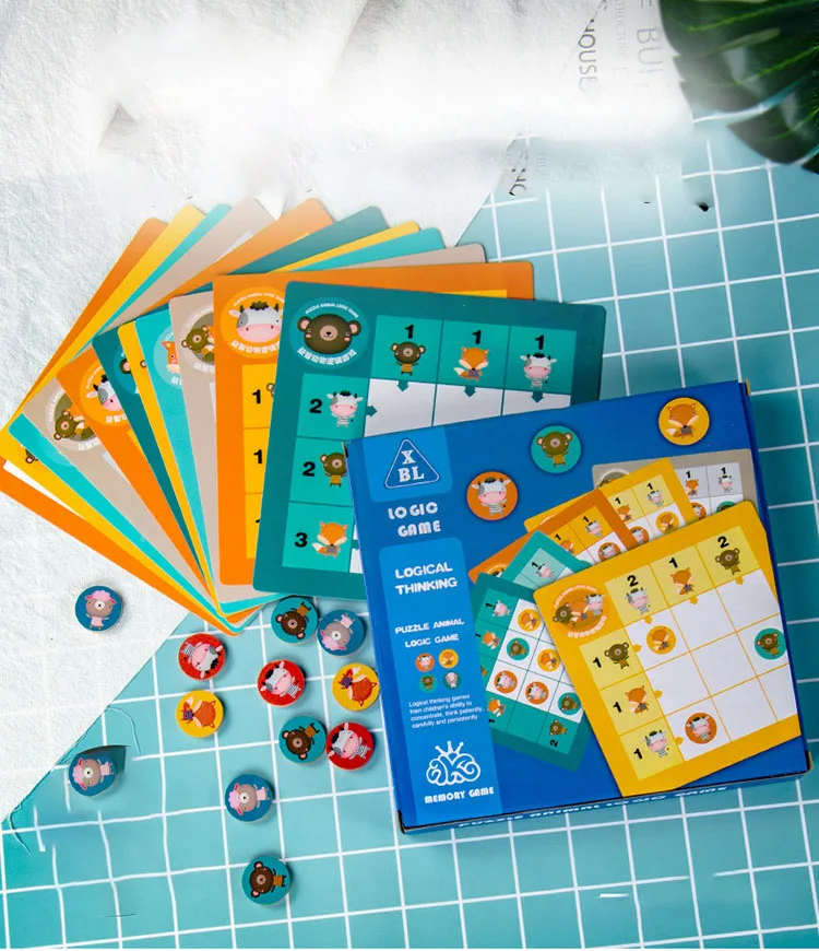 Children's Puzzle Animal Logic Game Logical Thinking Training,Intelligence  Parent-child Challenge - Buy Educational Blocks Toy,Thinking Board Game,Logic  Game Thinking Board Toys For Kids Product on 