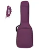 Housse de guitare électrique avec doublure en velours lilas + repose-manche