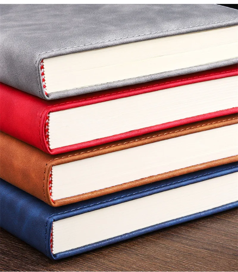 Супертолстый кожаный блокнот A5 на 360 страниц, ежедневник, деловой, офисный, рабочий блокнот, дневник, школьные принадлежности