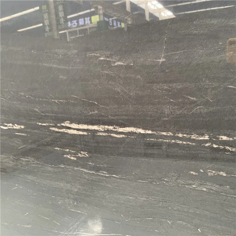 product polished natural stone premium quality antique grey marble slabs with white and brown pattern for house apartment bedroom-3