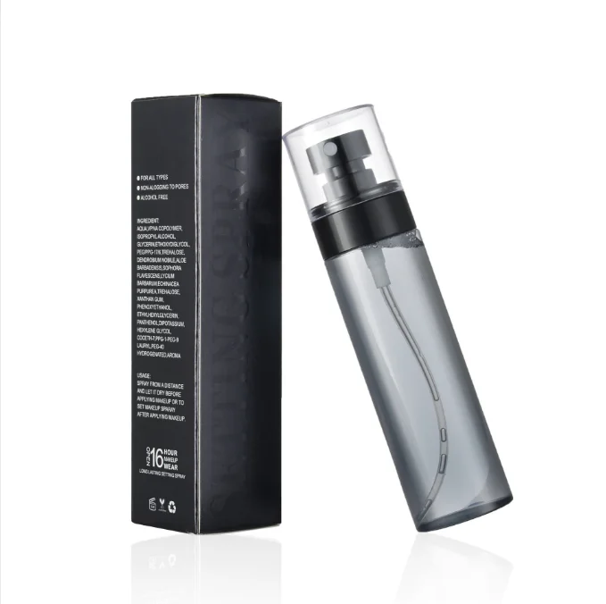 Oil Control Matte Face Makeup Spray Custom Logo Private Label  Make Up Mist Fixing Dewy Setting Spray