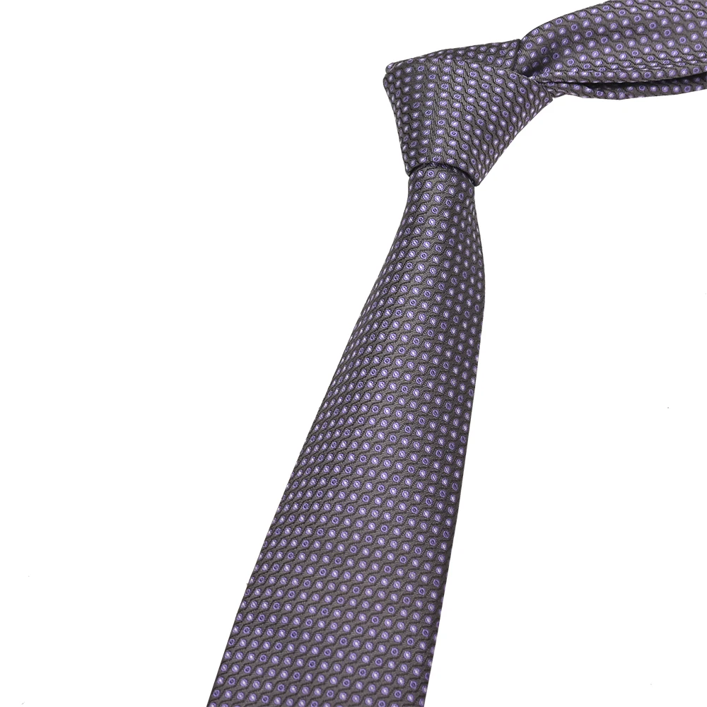 Модные галстуки Yili на заказ однотонные Галстуки мужские для официального костюма в горошек с геометрическим рисунком