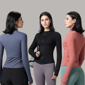 2026 New Windproof Fitness Sports Gym Top Long Sleeve Women Sportswear Running Training Gym Athletic Workout Fitness Yoga Jacket