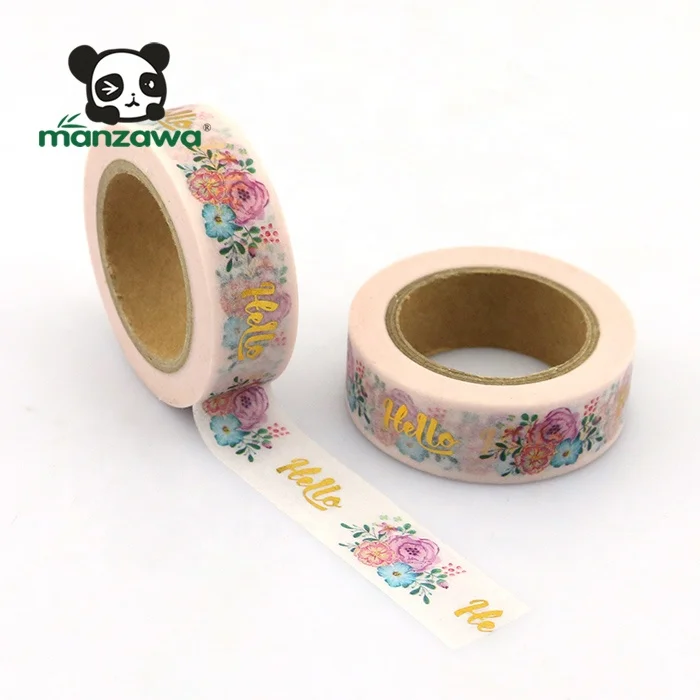 マスキングテープ水彩塗装花金箔自己粘着和紙テープ Buy 自己粘着和紙テープ ゴールド箔和紙テープ 花和紙テープ Product On Alibaba Com