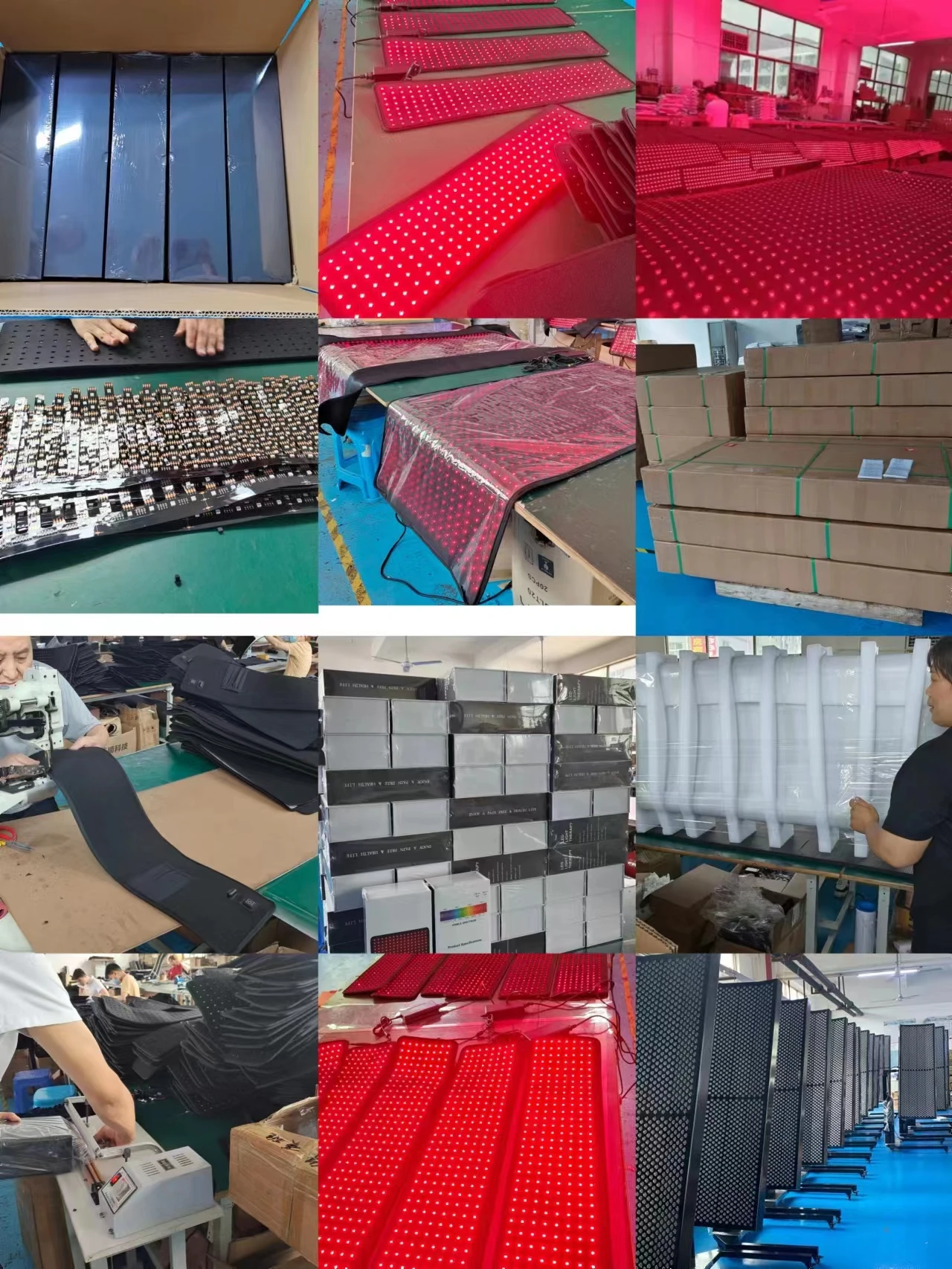 Customized LED Light Yoga panel salon use for pain relief PDT 960pcs 5W LED Red Light therapy panel details