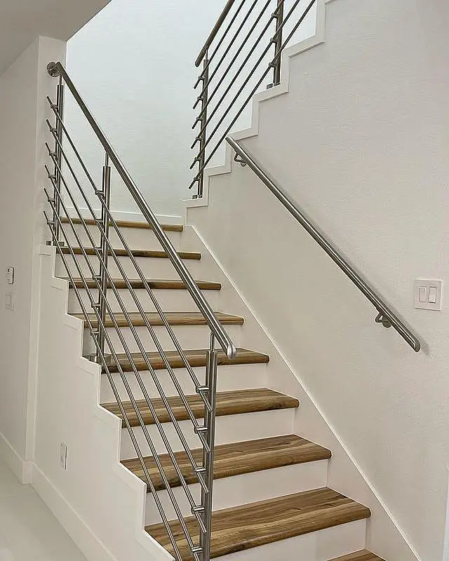 Stainless Steel Handrails Modern Style Brushed Rod Railing for Deck Balustrades From China supplier