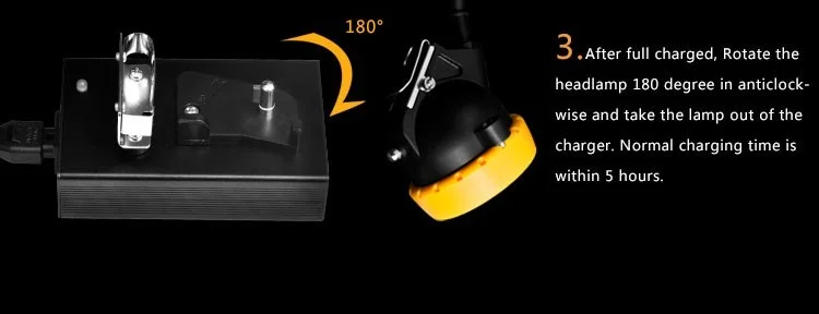 20000lux Wiederaufladbare Miner Lamp kugelsichere PC Gehäuse Mehrfunktions-LED Helmlampe 2