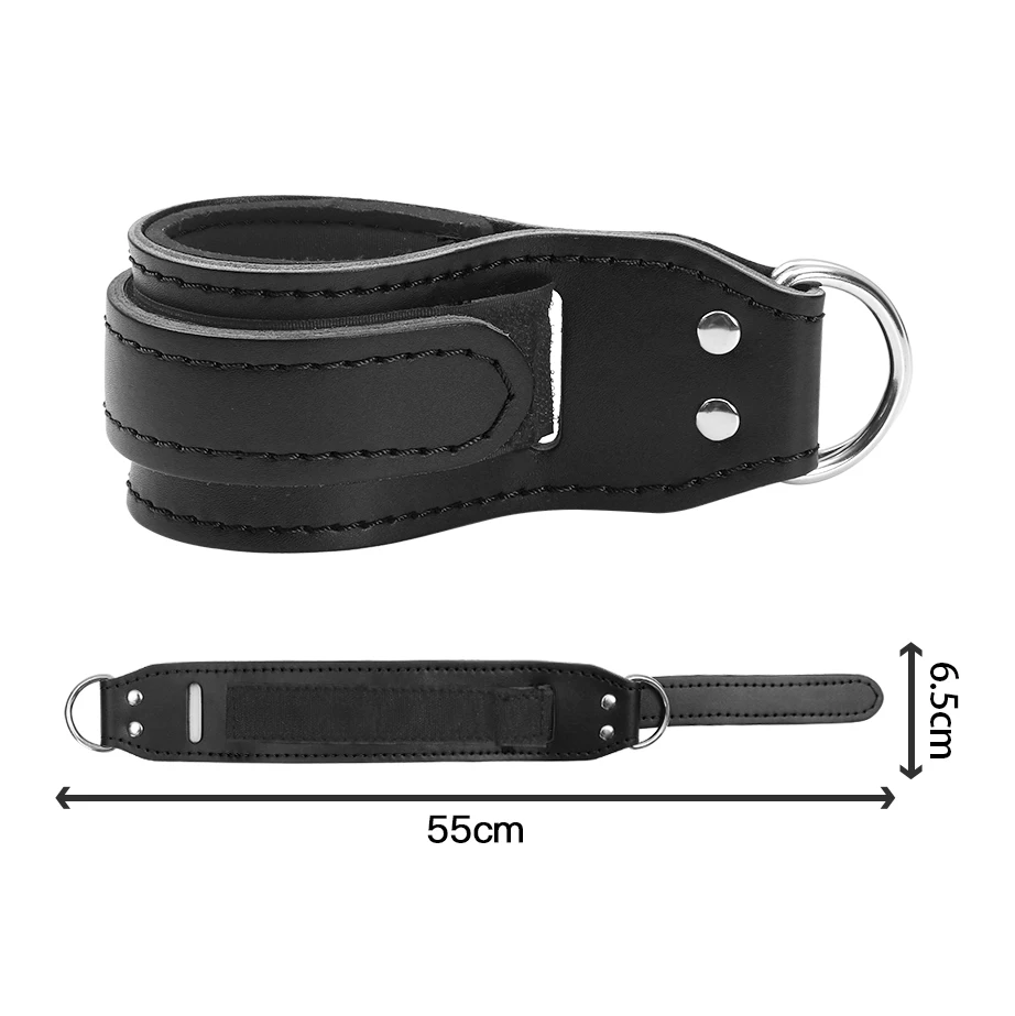 Wholesale Custom Adjustable Black Ankle Strap Weight Lifting Gym Ankle