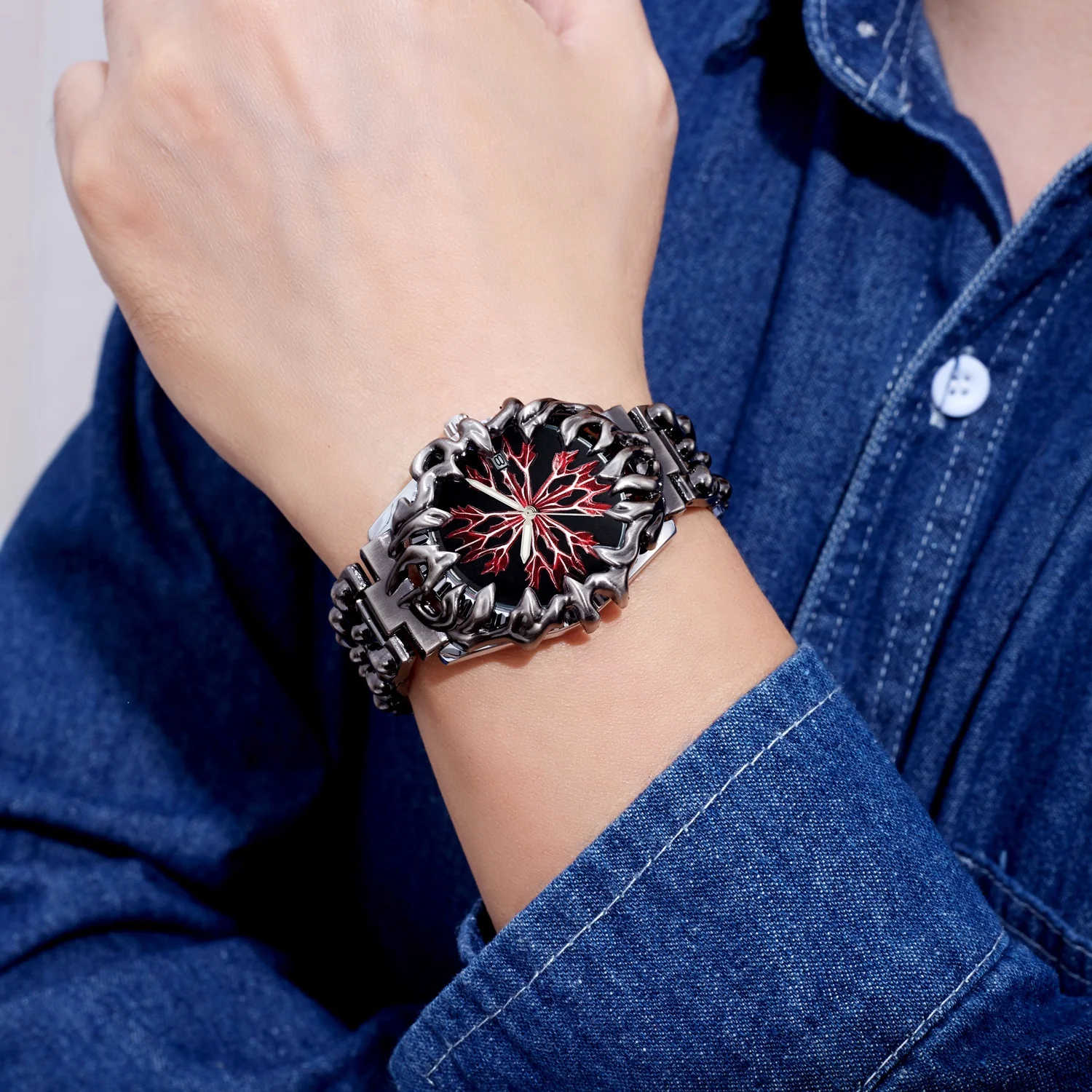 Wholesale Vantage Creative Unique Y2K Alabaster Claw Watches Men 