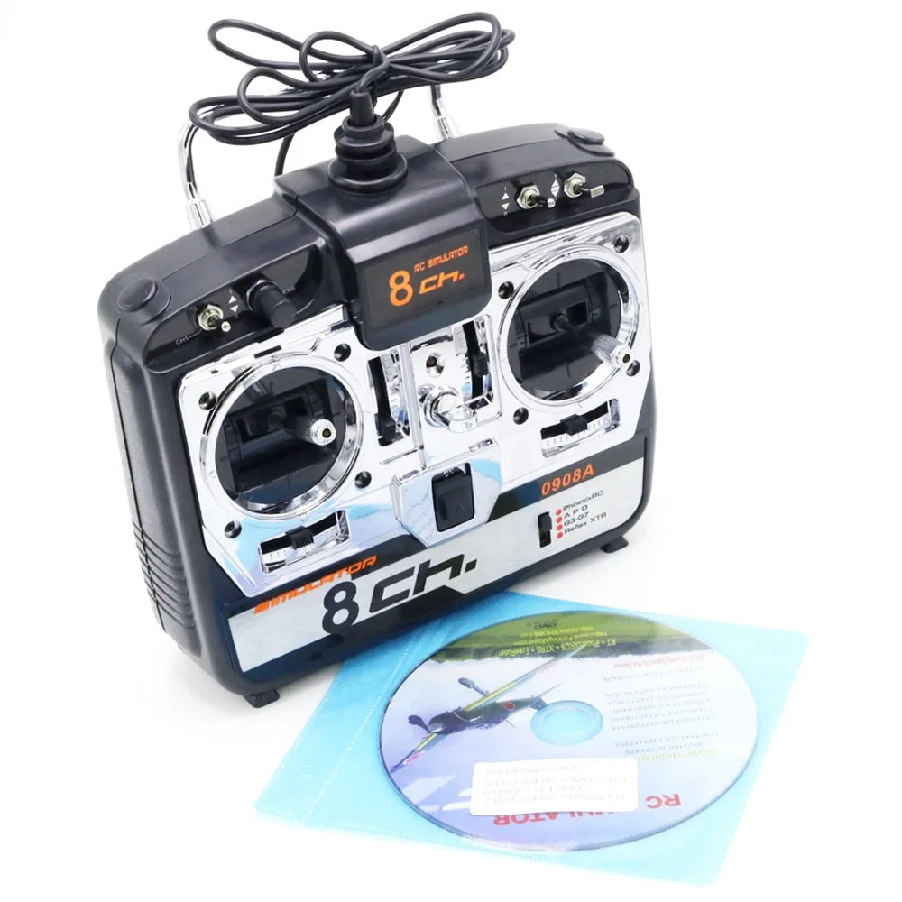 8CH RC シミュレーター リアルフライトヘリコプター 3D 飛行機 マルチ