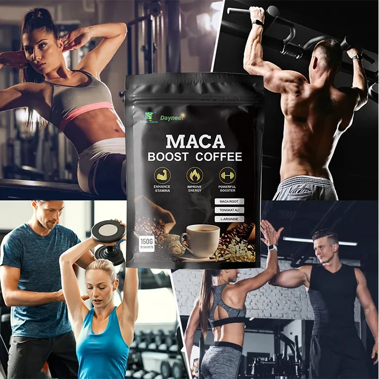 Winstown Мужской кофе X-power energy частная марка мужское мака натуральный травяной Здоровый Черный растворимый Tongkat