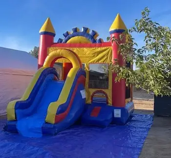 Commercial adults kids inflatable bouncer bounce house bouncy jumping castle slide for sale