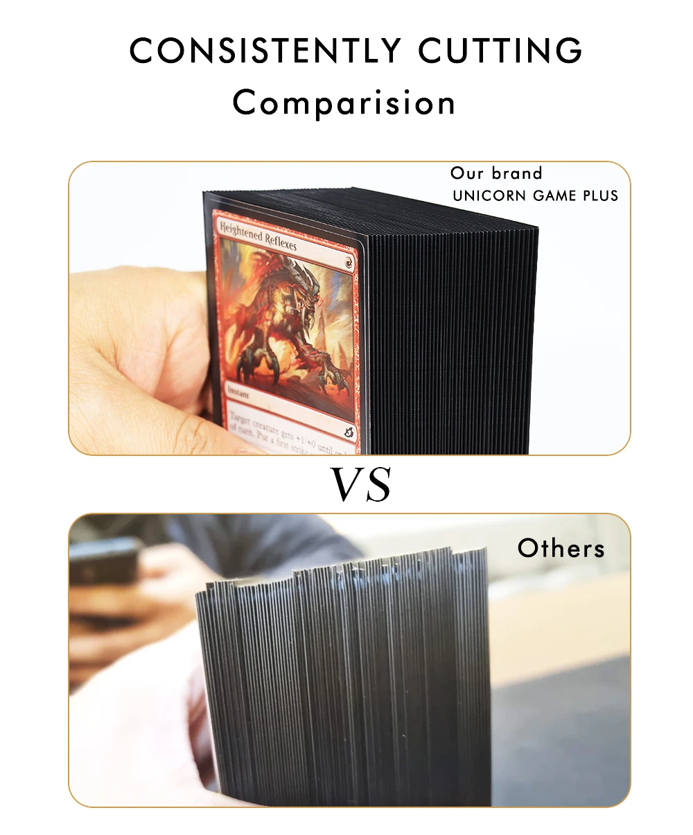 Ckcs02 Premium Colored Matte Card Sleeve 16 Colors Consistently Cutting