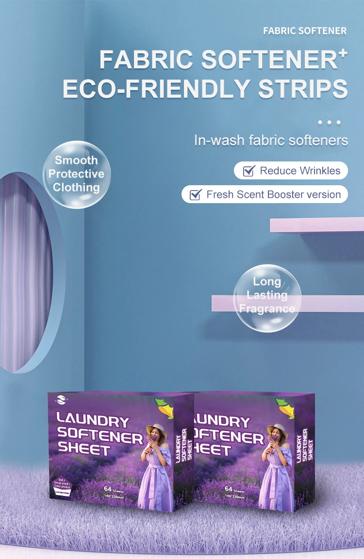 Hot Selling Eco Friendly Fabric Softener Dryer Sheets Laundry Softener