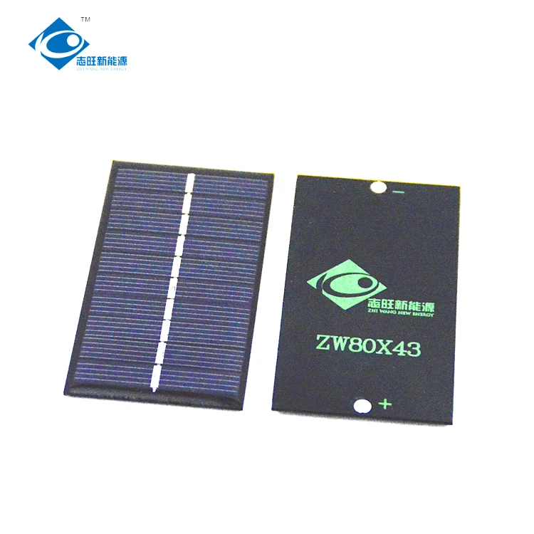 0.5W Risen Mono Mini Epoxy Solar Panel ZW-8043 Waterproof PCB Mini Watt Solar Panel 5V