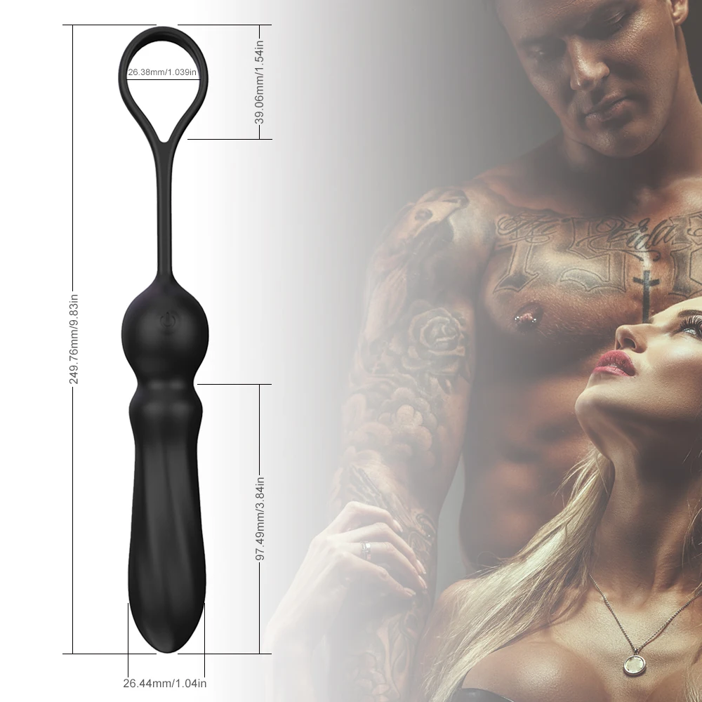S-HANDE Japanese Multi Function Sex Toys Anal Butt Plug Wireless Bullet Cock Ring Vibrator for Women Men Couple Masturbation