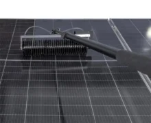 Factory Wet Dry Use Solar Panel Cleaning Brush Photovoltaic Machine Electricity Roller Brush for Solar Panel Cleaning Solution