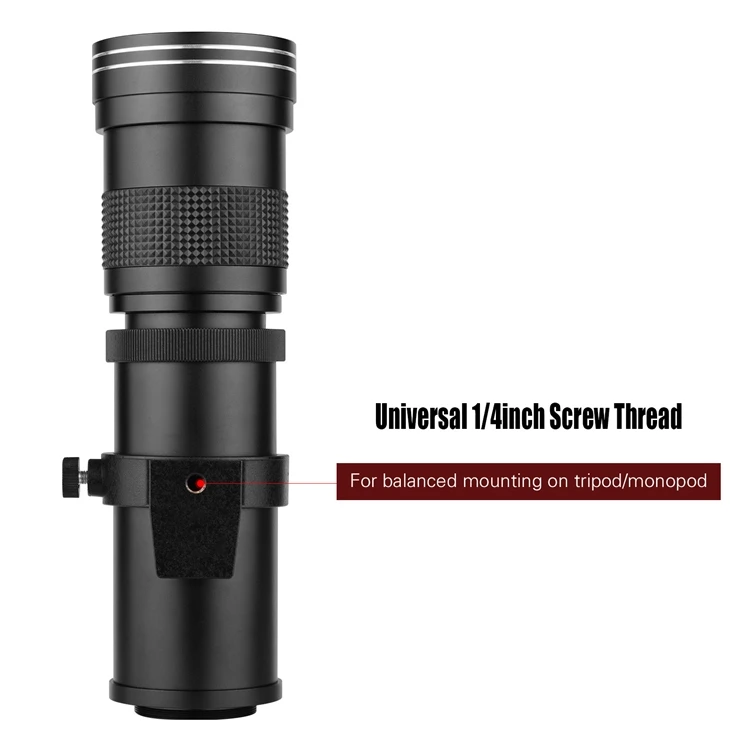 Objectif Manuel 420-800mm F8.3-16 Avec Bagues Et Filtres – Monture EF, Neuf