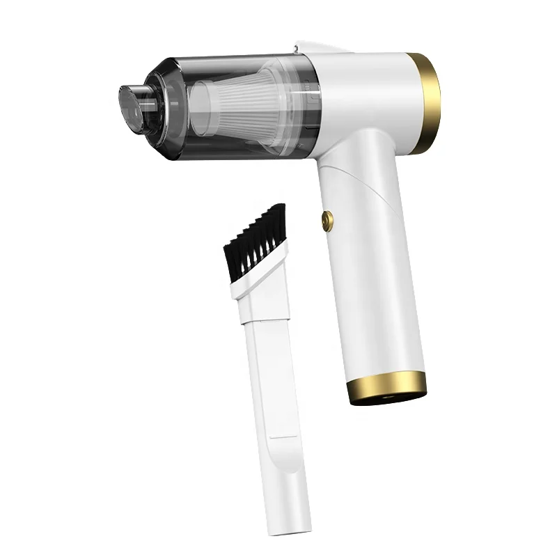 ALIOT High Performance 2000mA 6000pa Rechargeable Car Interior Mini Wireless Handheld LED Light Cordless Car Vacuum Cleaners