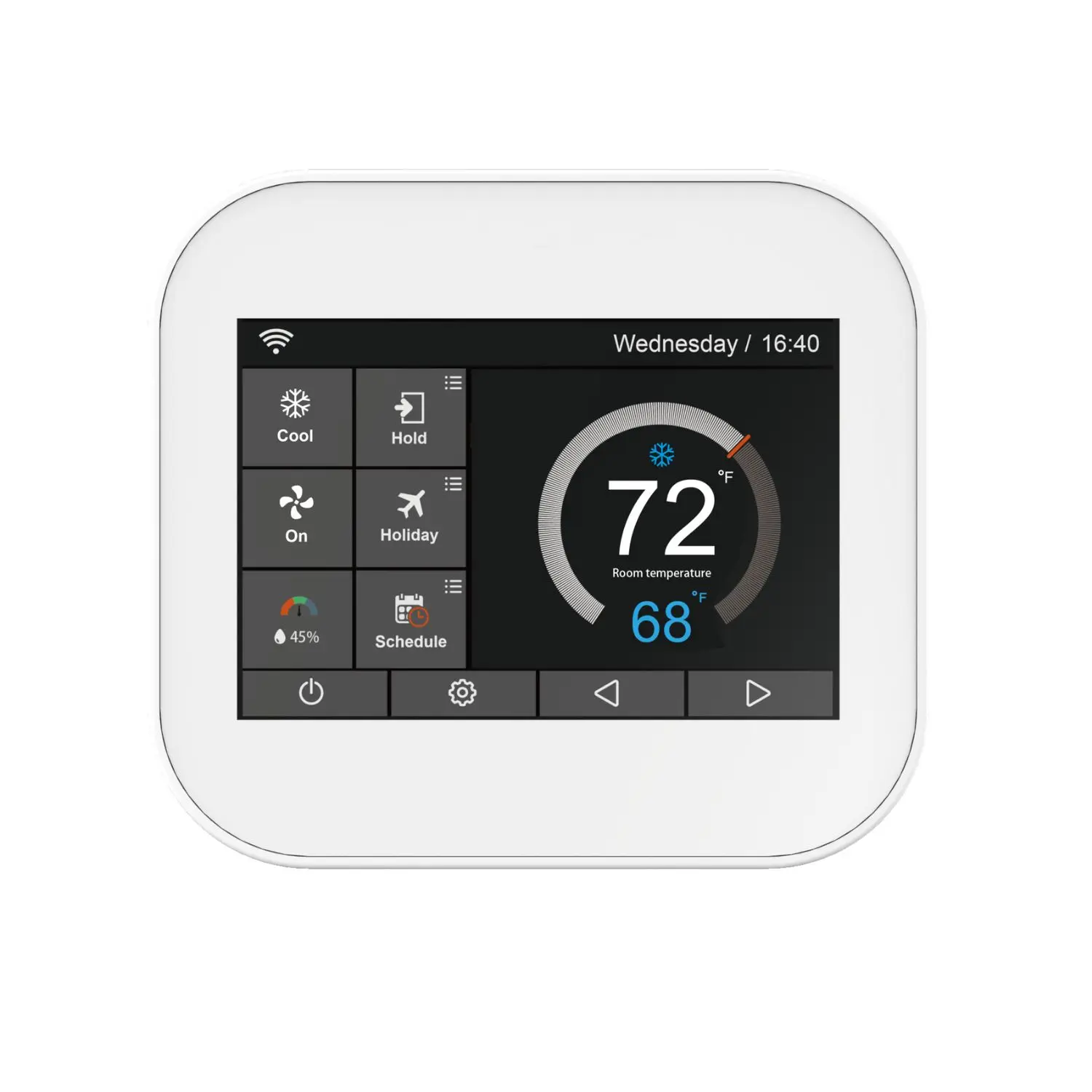 Wifi Heat Pump Remote Timer and Room Digital Temp Controller with Thermostat