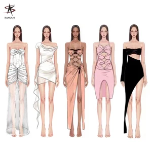 High Quality Oem Odm Brand Undefined Small Orders Boutique Designer Womens Dress Women Brand Best Clothing Manufacturers Custom