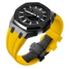 Black Case Yellow Band