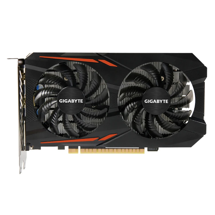 GIGABYTE NVIDIA Geforce GTX 1050 OC 2G Used Graphics Card