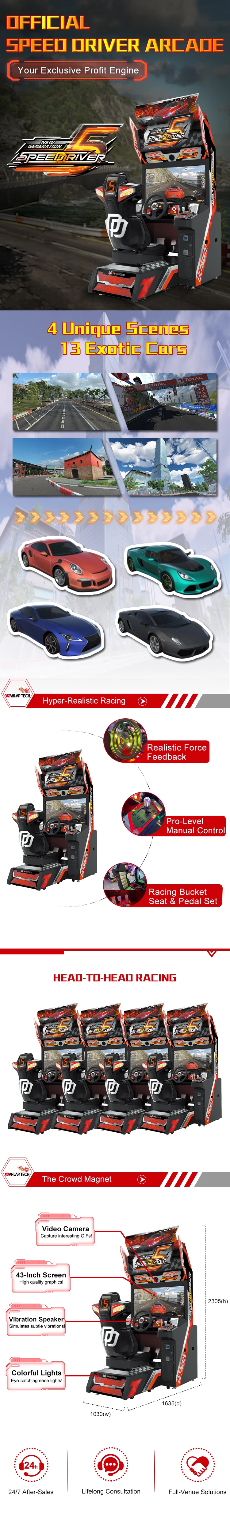 Speed Driver 5 CE - Ultimate Coin Operated Racing Simulator