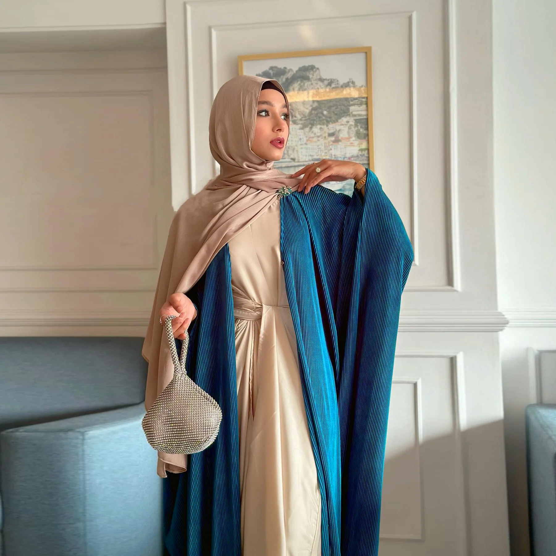 Wholesale Islamic Muslim Saudi Arabia Dubai Black Abaya