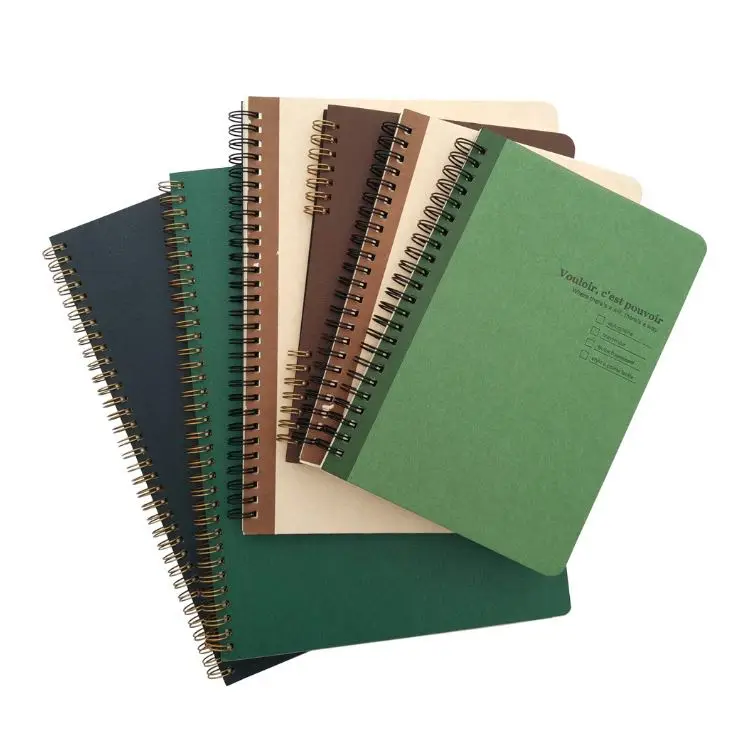 Custom Paper School Composition Notebook Planner A4 A5 with Printing Subject College Ruled Spiral Notebooks