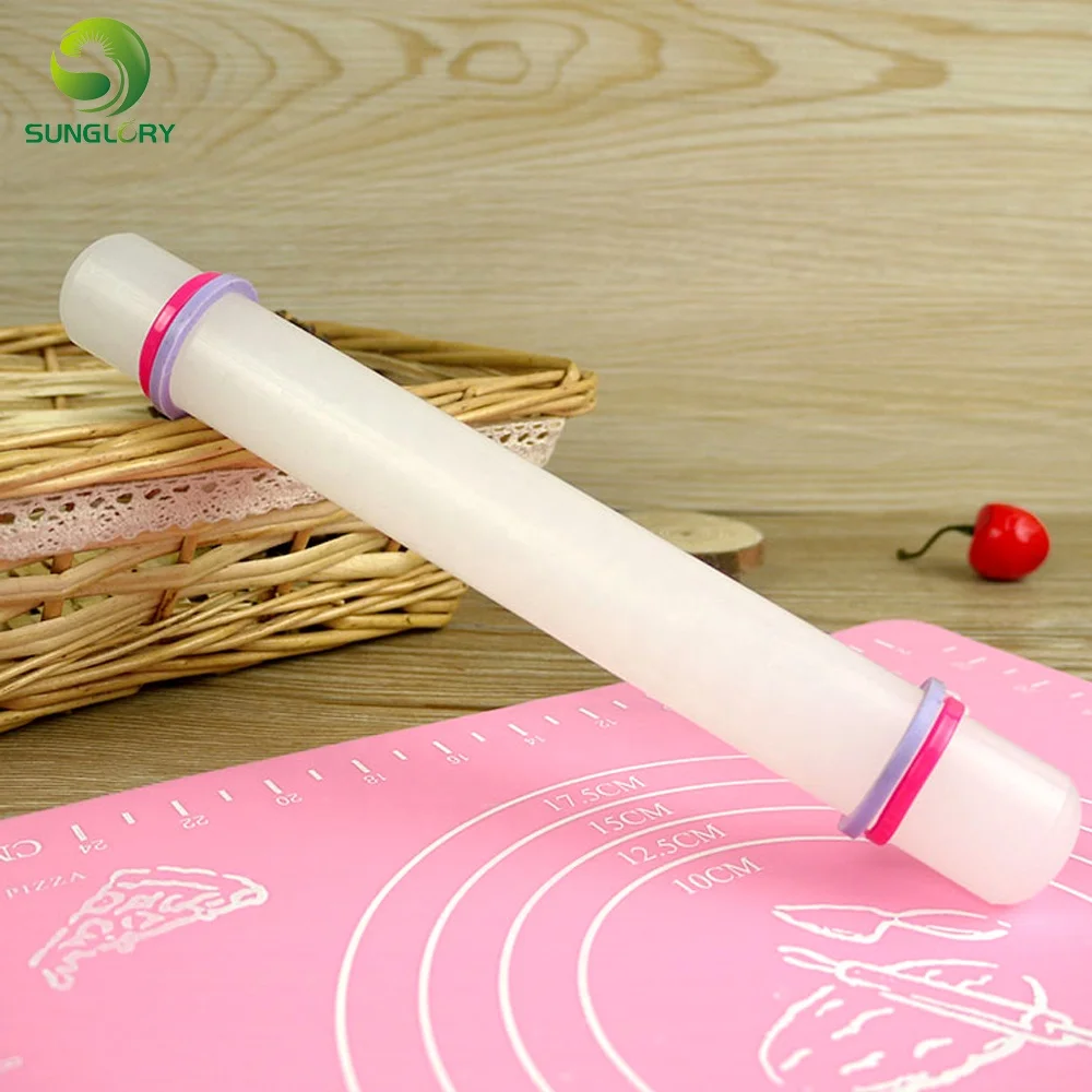 Кухня Белый антипригарный Glide Sugarcraft торт Скалка помадка торт тесто ролик Embosser украшения выпечки инструменты для тортов