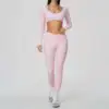 Pink Top+Leggings Set