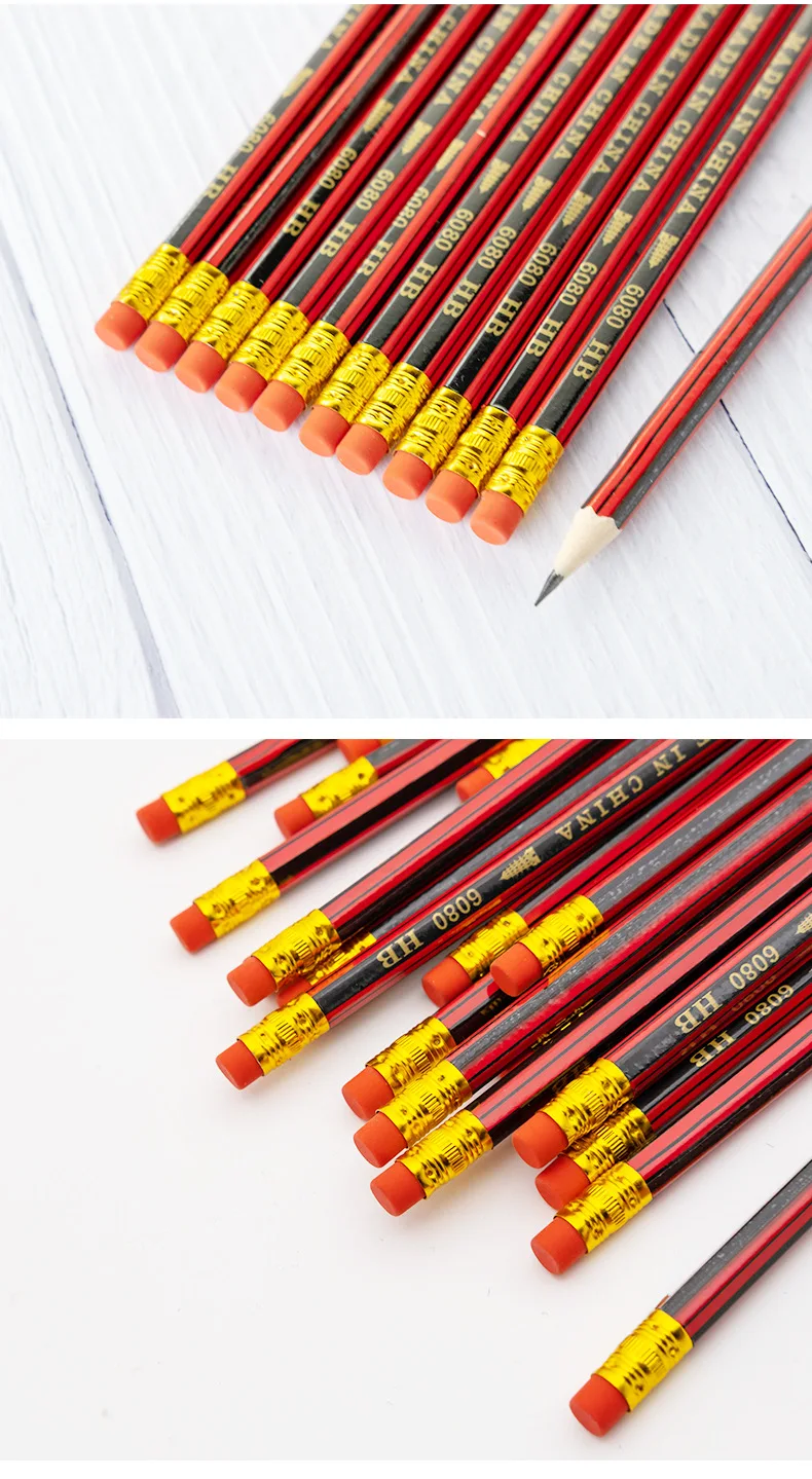 Wholesale Custom Logo Sketch Pen Children Writing Pencil Wooden ...