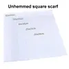 Sciarpa quadrata senza orlo 50*50cm
