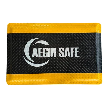 AEGIRSAFE Pro Produce ESD Static Dissipative Diamond Plate Anti Fatigue Mat Aegirsafe