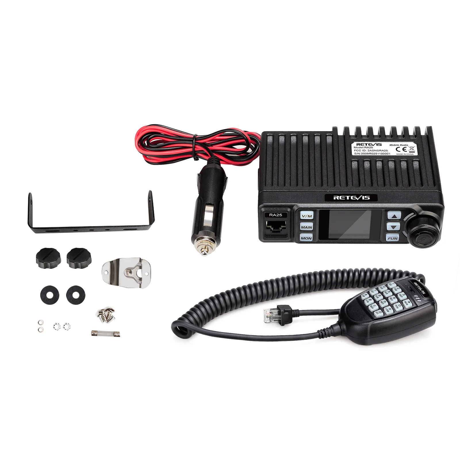 Professional Dual Band Uhf Vhf Mobile Radio Transceiver Retevis Ra25