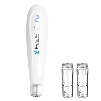 Micro Needling Pen Upgrade Adjustable Length Nano Needles & Serums for Home Use Skin Tightening & Whitening for Face & Hair