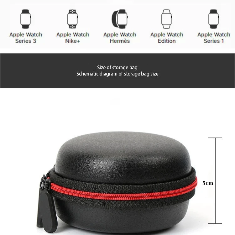 Bærbar eva rejsetaske til smartwatch opladerholder_voghion.com