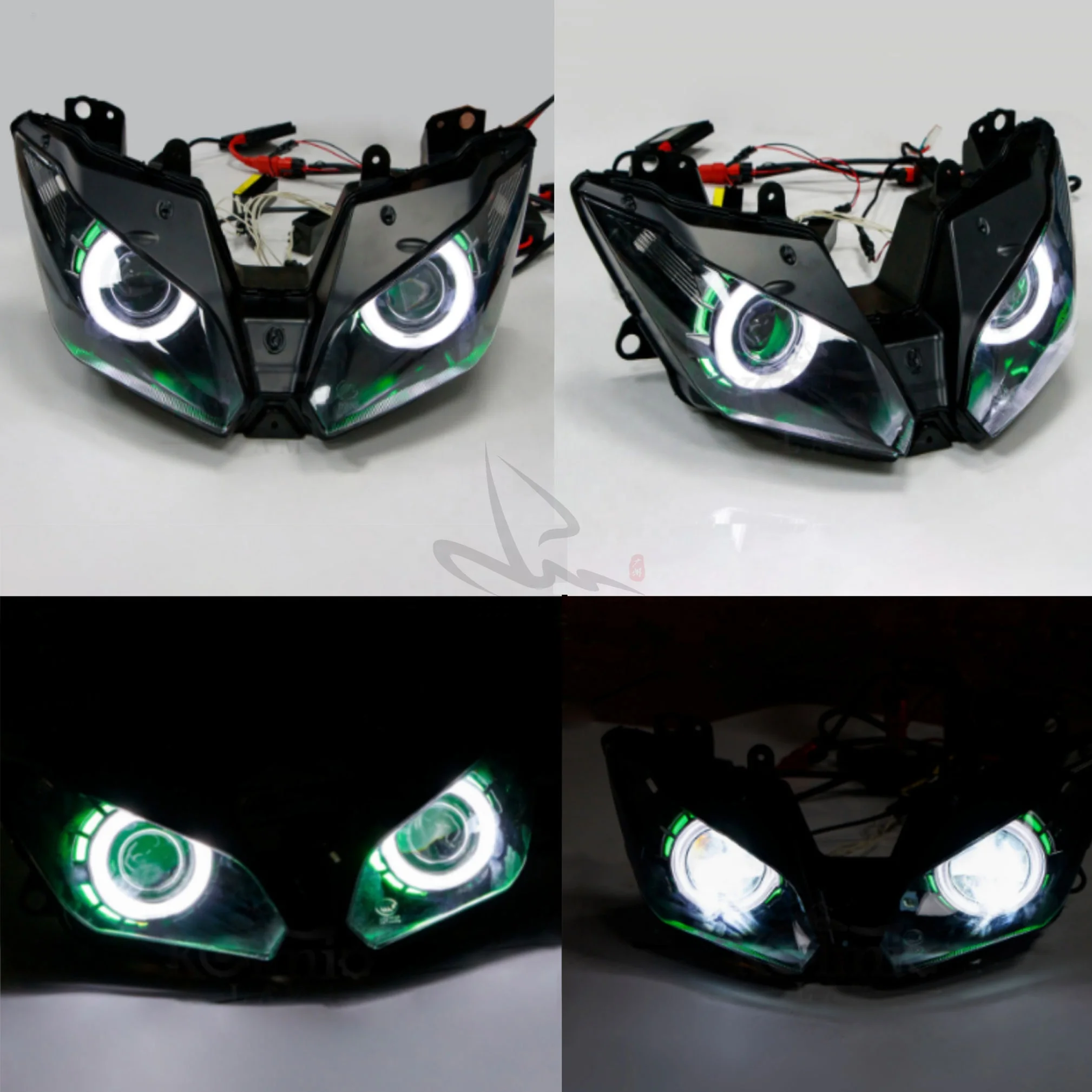 Freya Motor Kawasaki Ninja 250/300 (2013-2017)用LEDエンジェルアイ