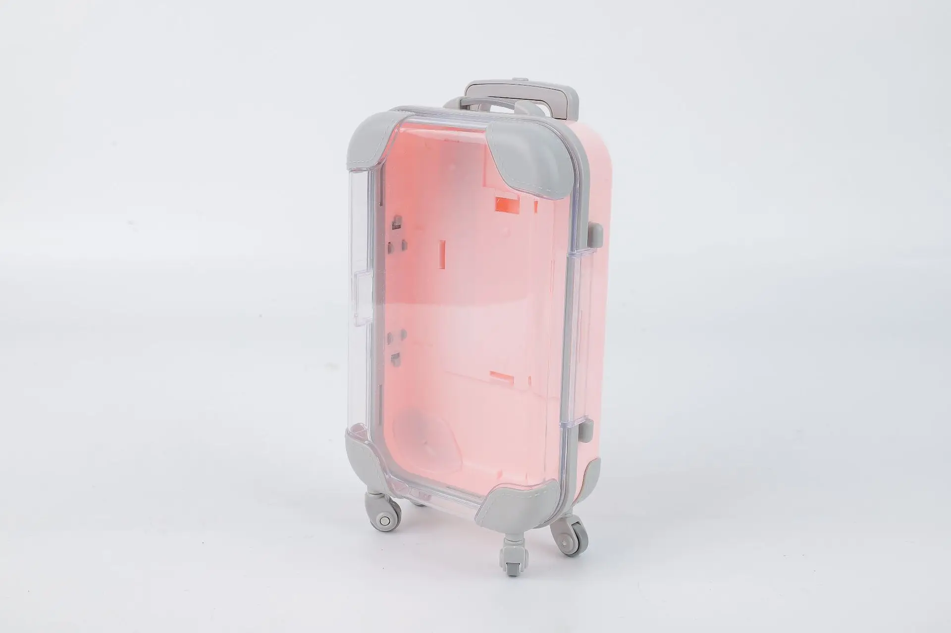 2023 New Mini Suitcase Favor Box Rolling Empty Lash Boxes Trolley Tiny