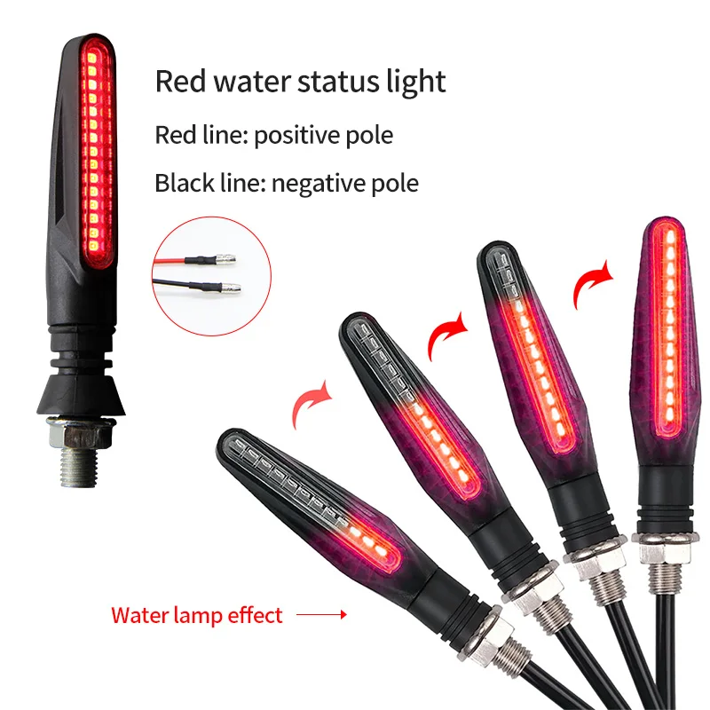 Общие 12 В мотоцикл указатель поворота светодиодный индикатор мигающий и