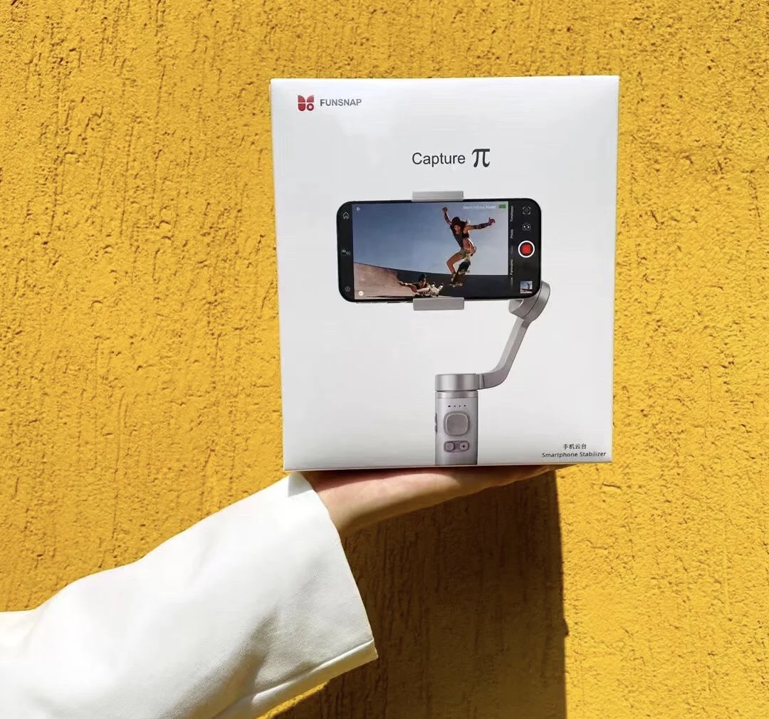 
Новый продукт Funsnap Capture ручной регулируемый складной стабилизатор Gimbal 