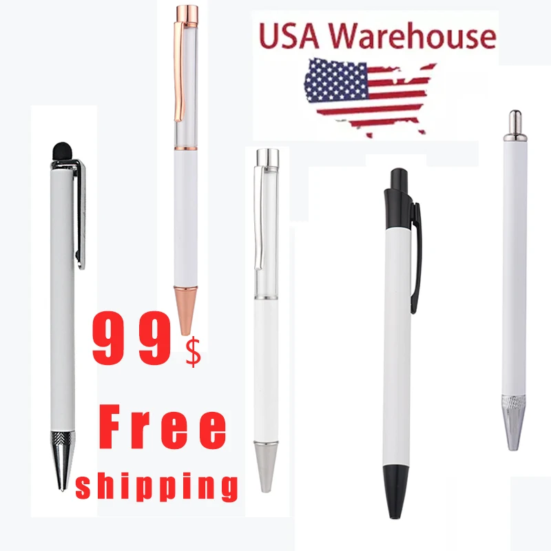 США, склад, шариковая ручка с лазерным логотипом, сенсорные экраны телефона, сублимационная металлическая ручка, сублимационные ручки, стилус, ручка