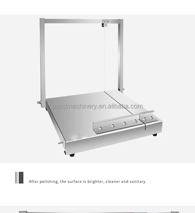 Stainless Steel Wire Cheese Block Cutter with Serving Board - Image 3