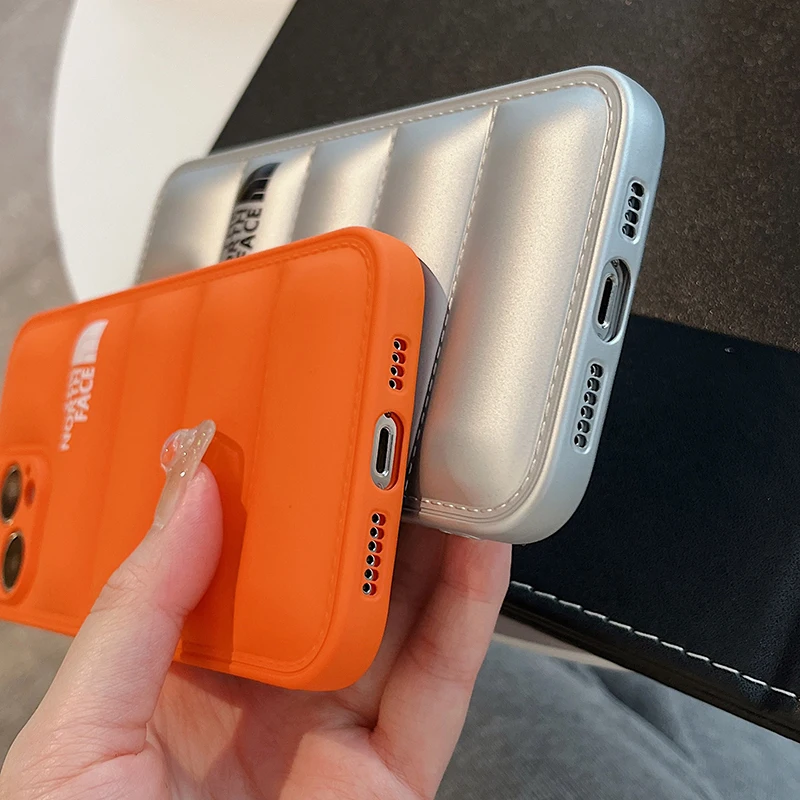 Puffer Case Shock Down Jacket Soft Mobile Phone Packaging For Iphone14